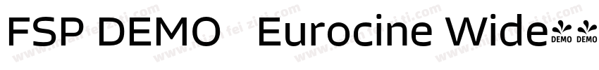 FSP DEMO   Eurocine Wide字体转换